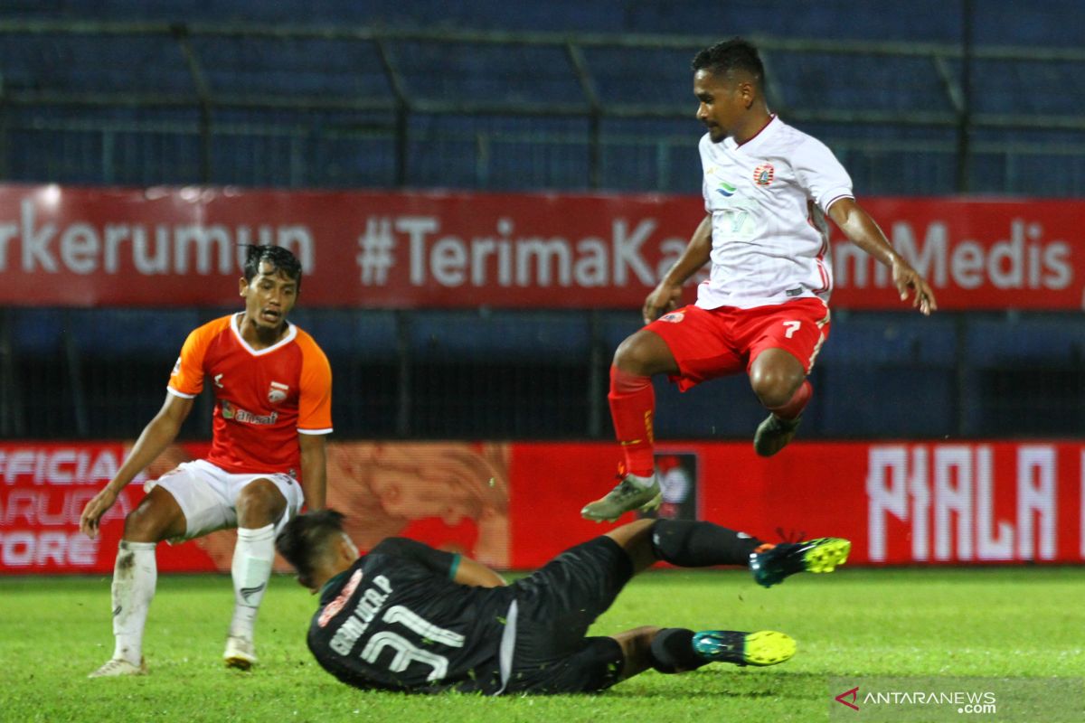Piala Menpora: Persija berpesta empat gol tanpa balas ke gawang Borneo FC
