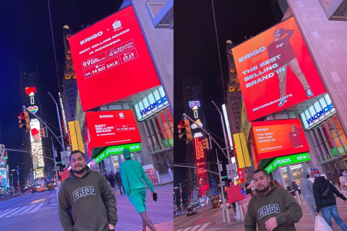 Perjalanan Erigo dari Indonesia ke Times Square