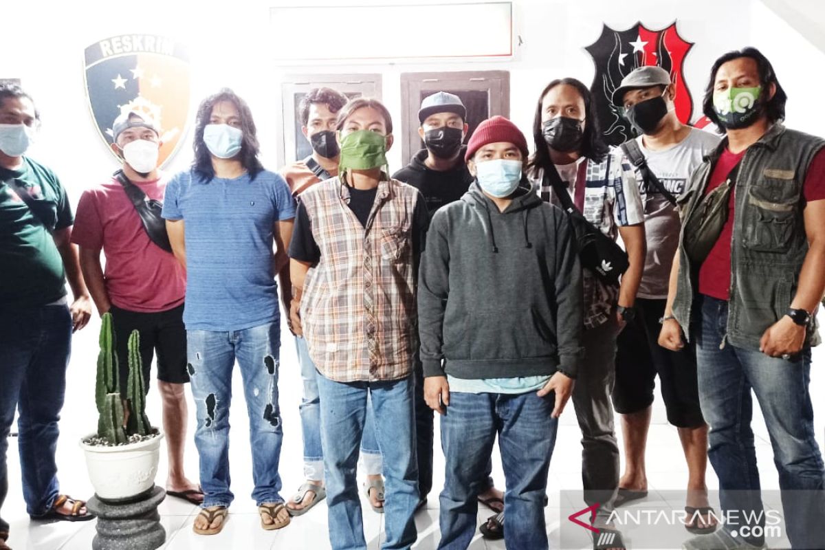 Satreskrim Polres Pangkalpinang amankan dua pelaku vandalisme