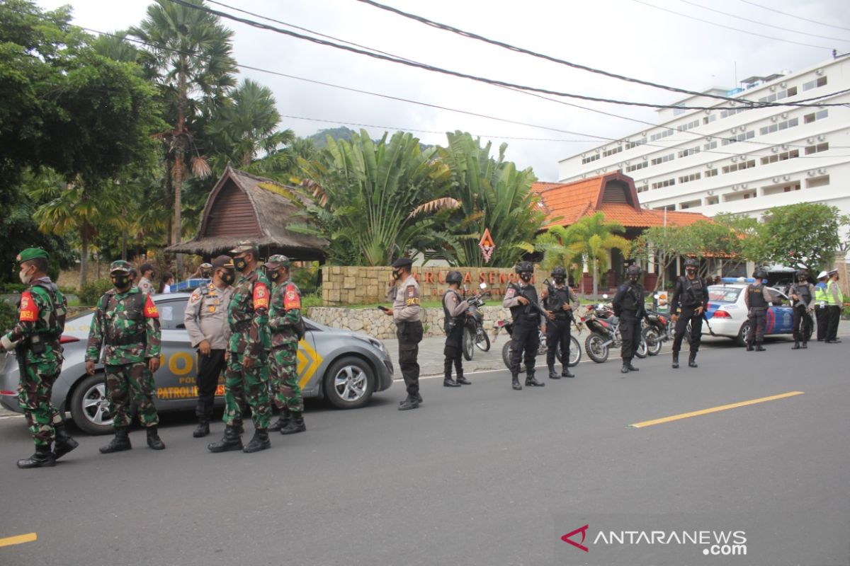 Ledakan Bom di Makassar, Polres Lobar patroli skala besar