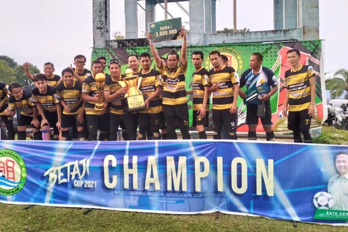 Komunitas pencinta PS Palembang juarai Betaji Cup