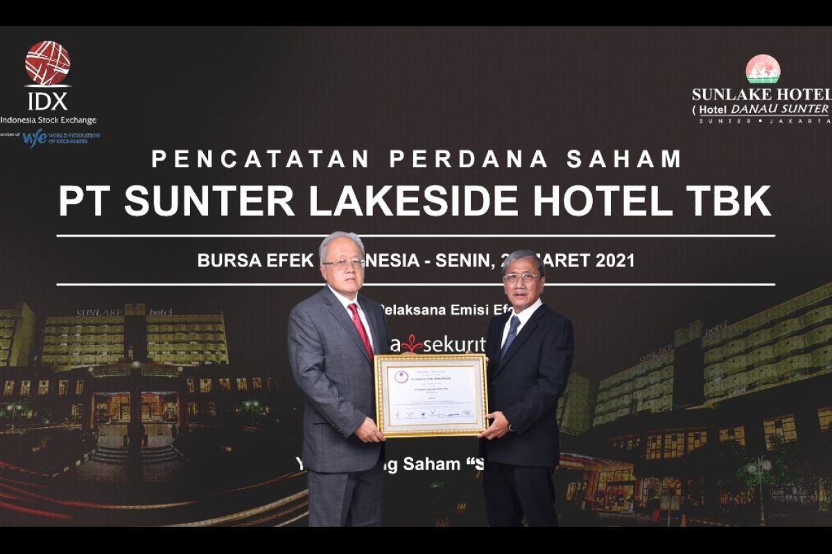 Sunter Lakeside Hotel melantai di bursa