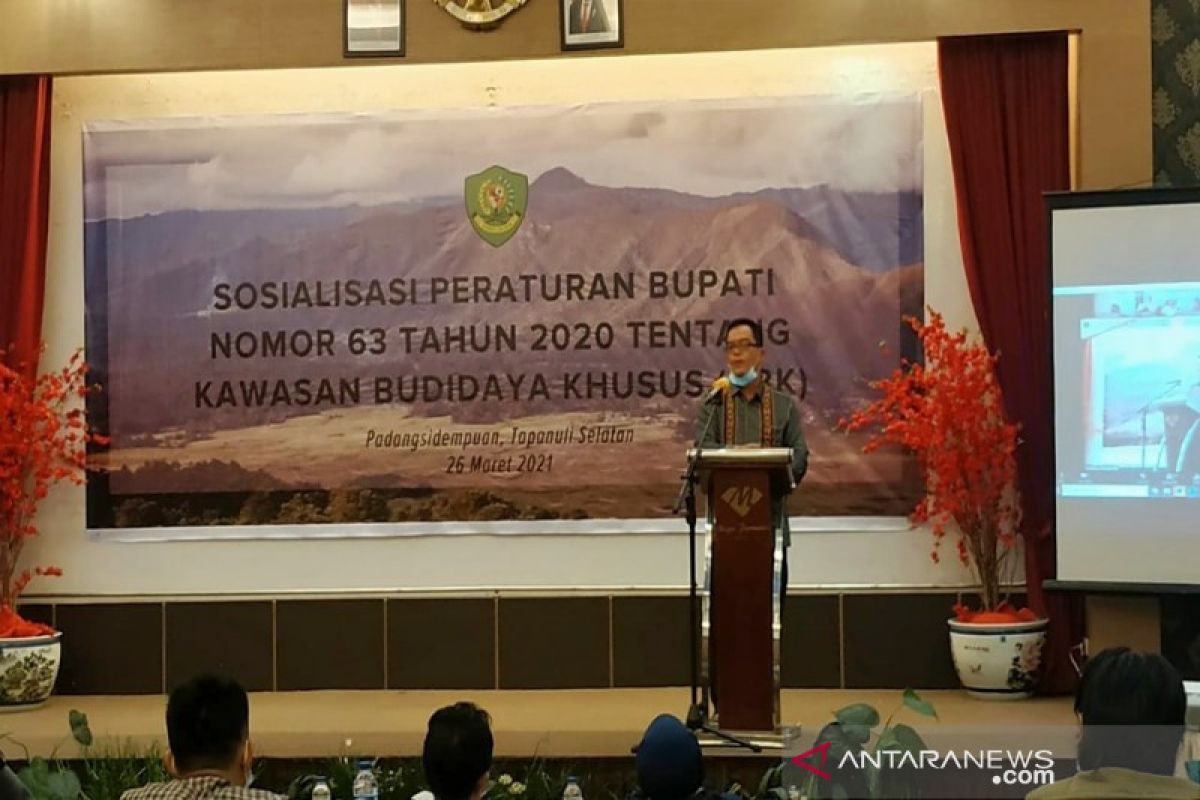 Lindungan SDA dan hutan, Pemkab Tapsel keluarkan Perbup