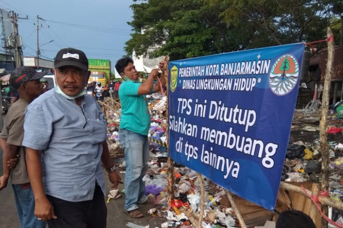 Banjarmasin tutup tiga TPS sampah karena dekat sungai dan ganggu lalin