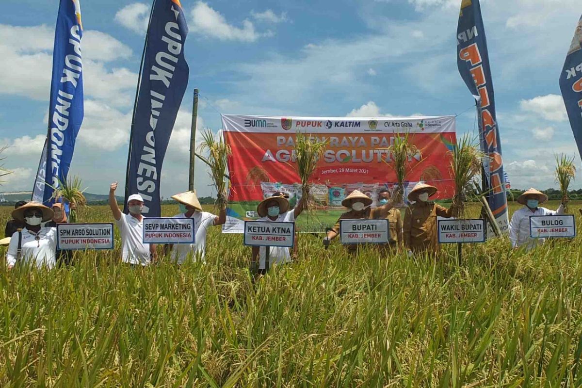 Bupati Jember minta Pupuk Indonesia bantu petani tingkatkan produktivitas