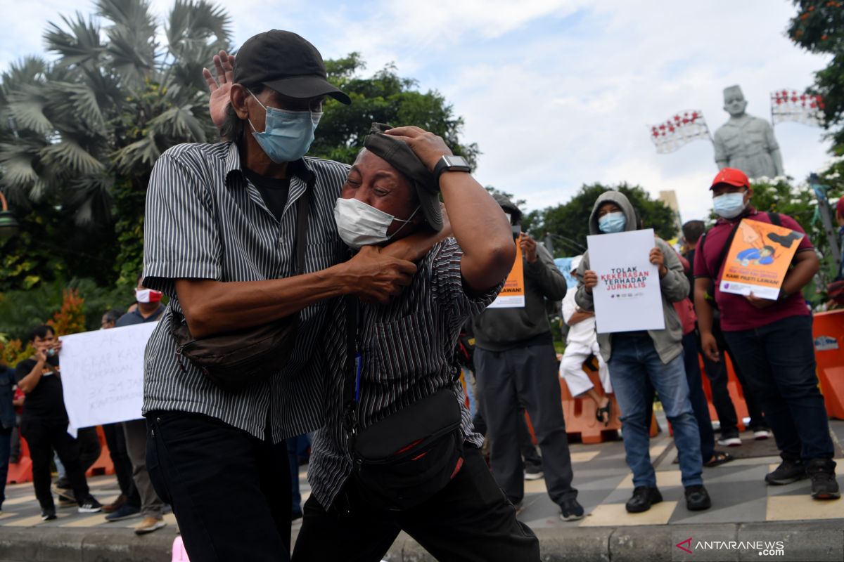 Mabes Polri memonitor penanganan kasus kekerasan terhadap wartawan Tempo