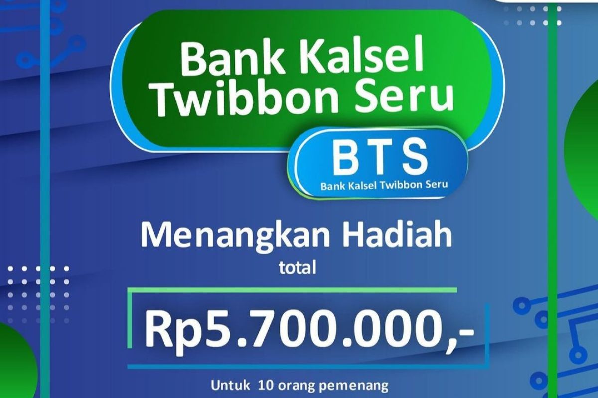 Meriahkan HUT ke-57 Bank Kalsel selenggarakan Twibbon Seru