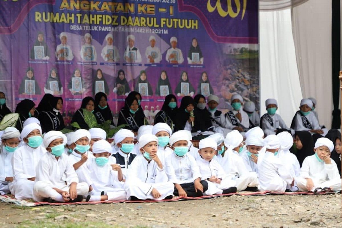 Ujian hafalan Al Quran Juz 30 di Rumah Tahfizh Darul Futuuh Bungo