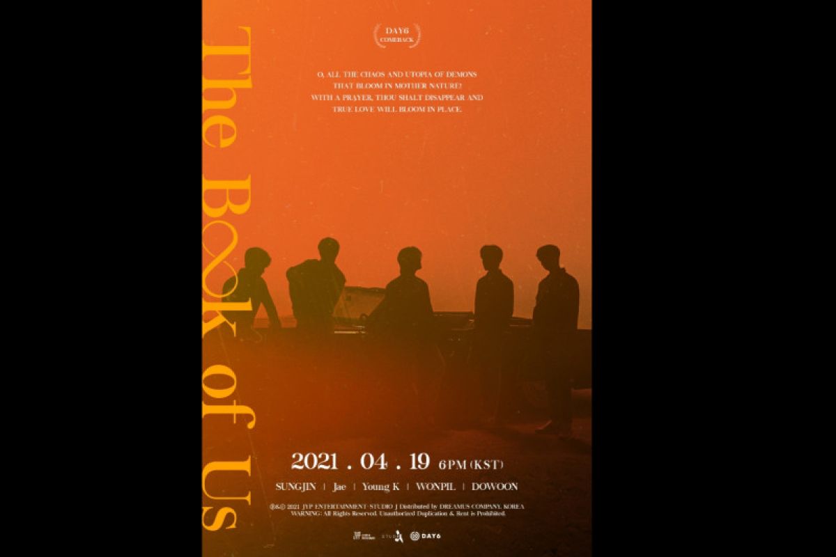 DAY6 rilis cuplikan film 'comeback'