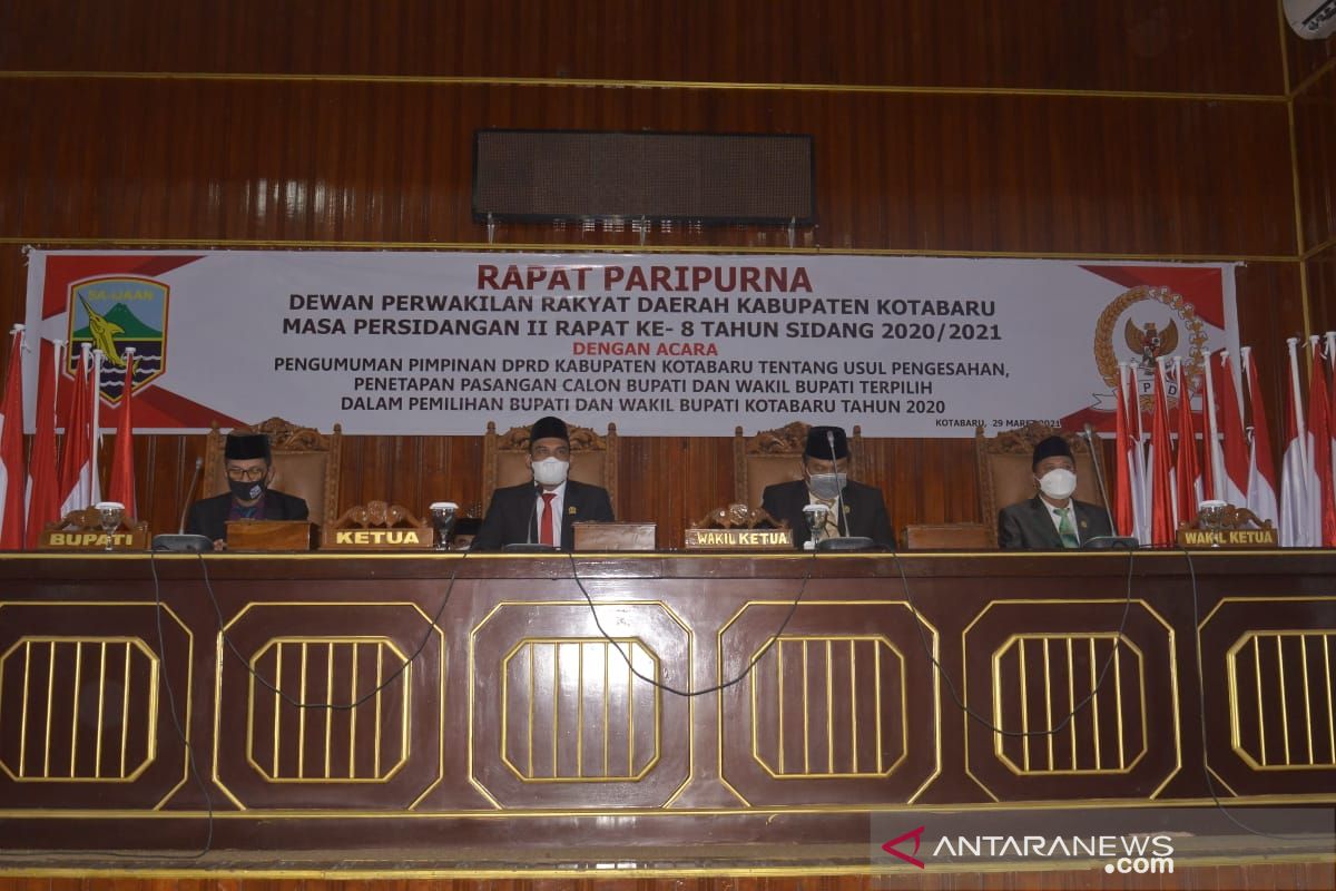 DPRD tetapkan pasangan SJA-Arul pemenang Pilkada 2020