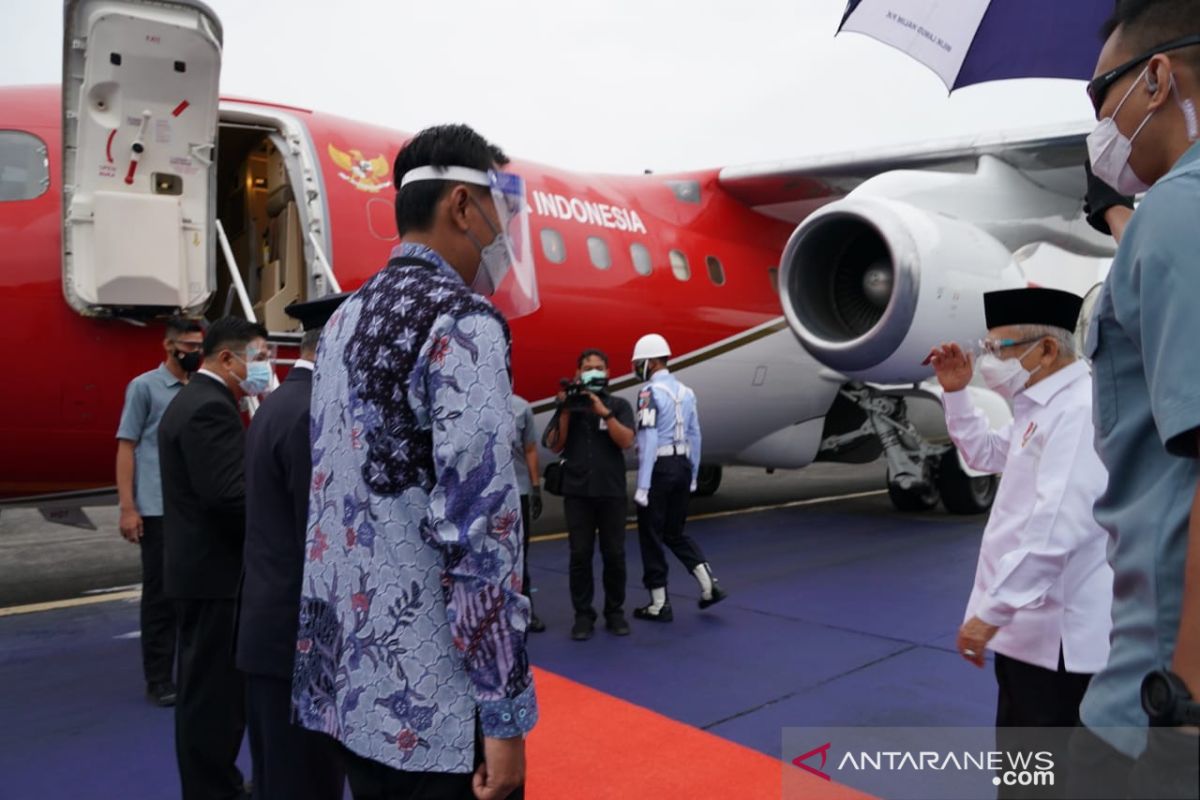 Wapres Ma'ruf Amin  kunjungan kerja ke Kalteng untuk resmikan Bandara HM Sidik