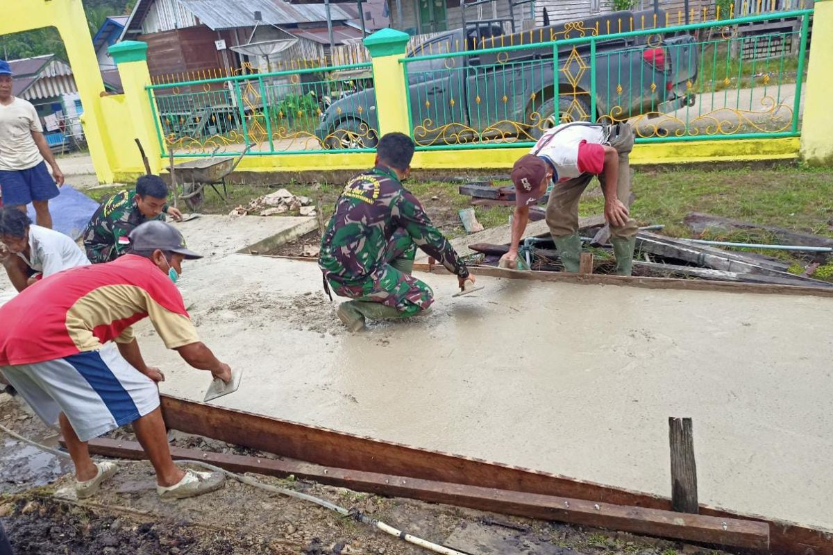 Berkat kebersamaam, Satgas TMMD tuntaskan pembangunan fasilitas  Wudhu