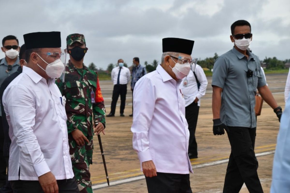 Wapres Ma'ruf harap Bandara HM Sidik beri kontribusi positif bagi pembangunan