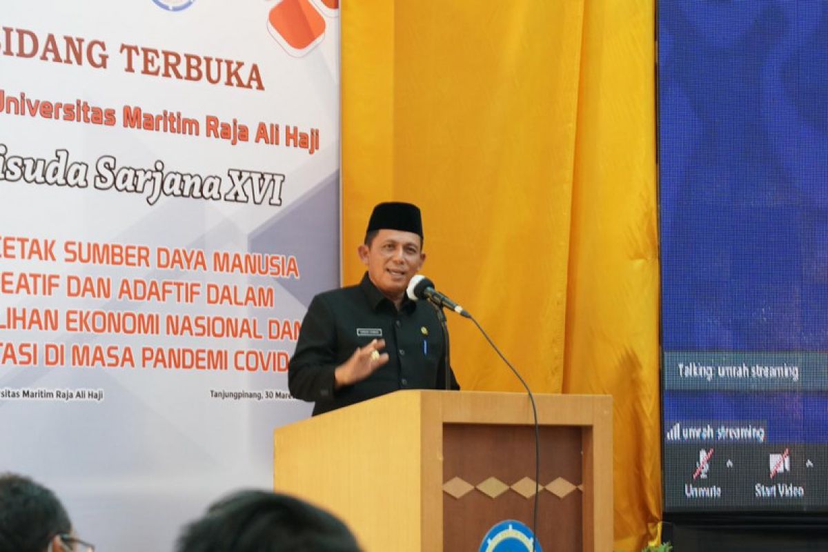 Gubernur ingatkan mahasiswa Kepri tidak  hanya bercita-cita jadi  PNS