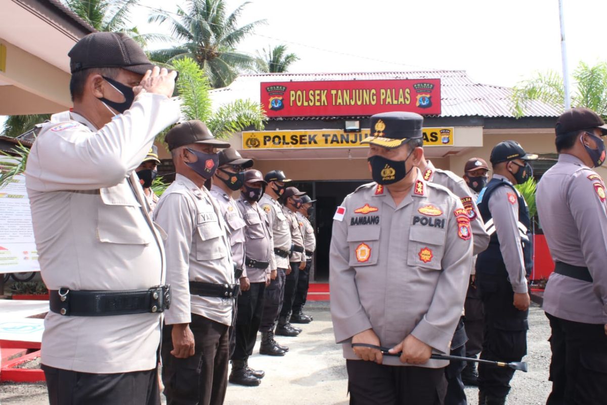 Kunjungi Polsek Tanjung Palas, Kapolda Kaltara ingatkan polisi jadi teladan