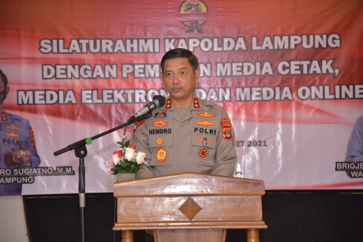 Kapolda Lampung minta jajarannya tindak tegas kejahatan konvensional