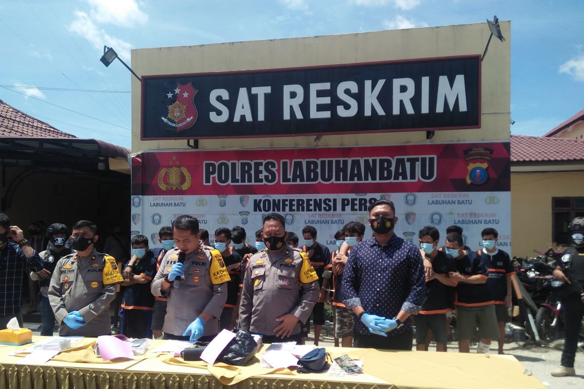 Operasi Sikat Toba, Polres Labuhanbatu ringkus 130 pelaku kejahatan konvensional