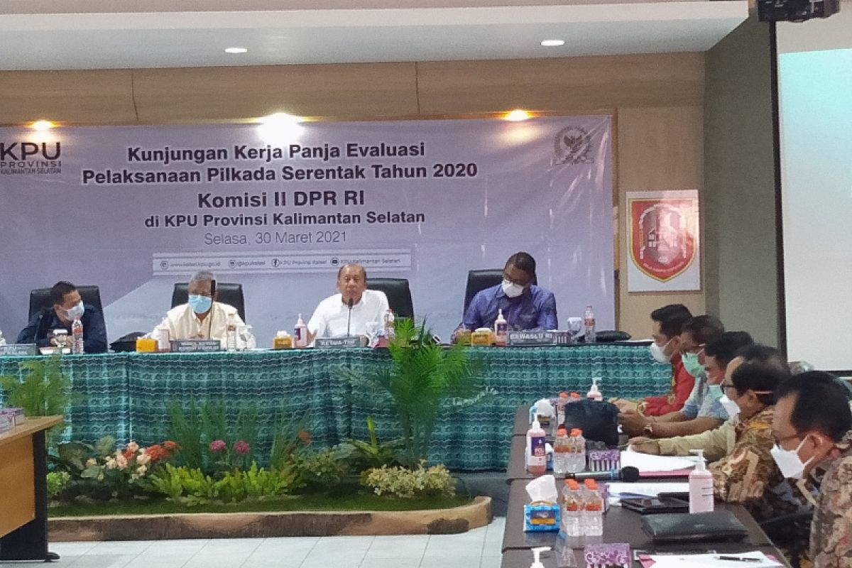 Komisi II DPR turun evaluasi Pilkada Kalsel yang berujung PSU