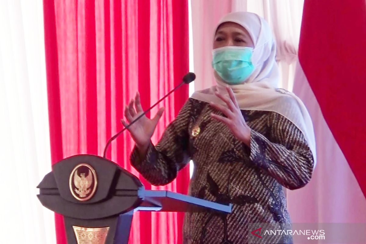 Khofifah minta masyarakat tidak mudik untuk tekan penyebaran COVID-19