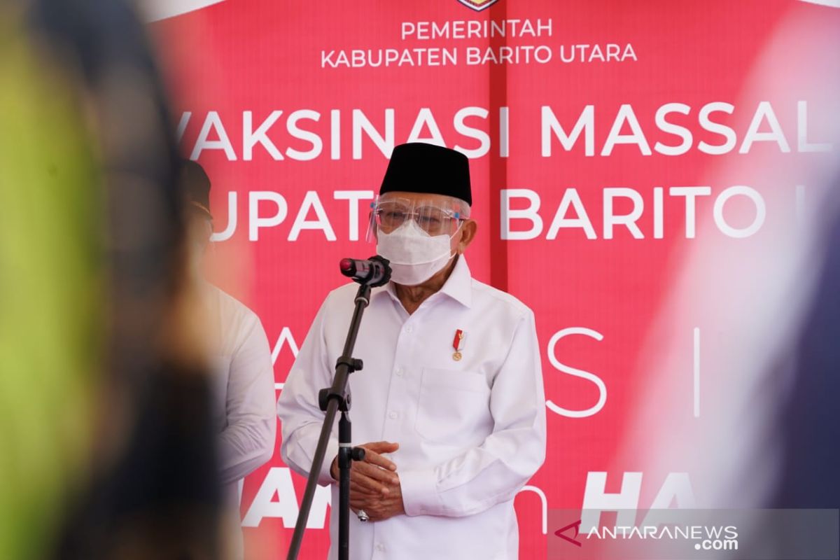 Ma'ruf Amin tegaskan tak ada satu agama pun yang mengajarkan tentang kekerasan