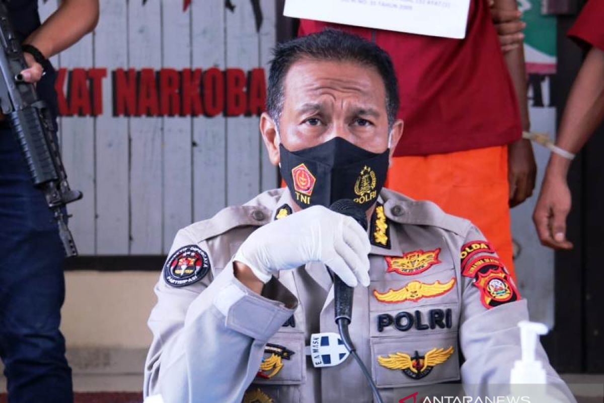 Polda Sumsel tangkap 35 pengedar narkoba hingga Maret 2021