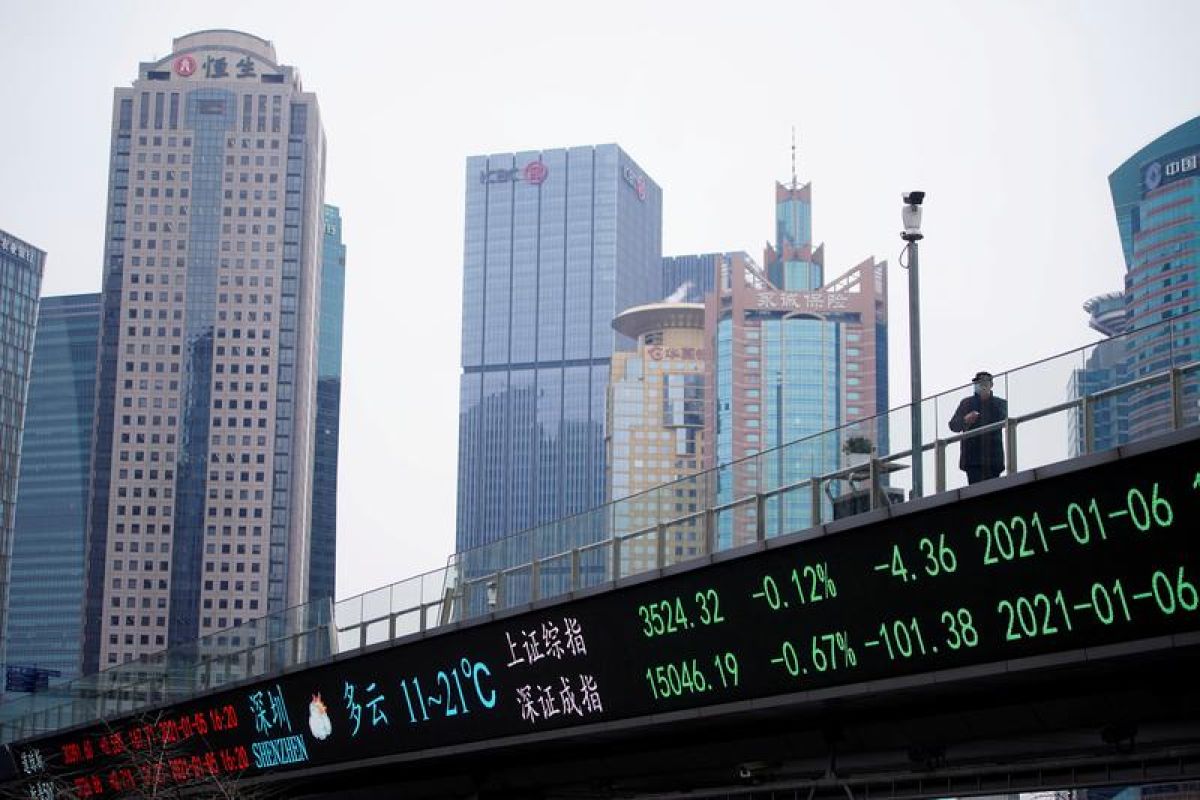 Saham Asia dapat dukungan Wall Street, tetapi China membatasi kenaikan