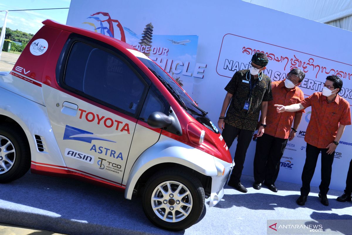 Dukung wisata Bali pulih, Toyota ajak turis gunakan mobil listrik