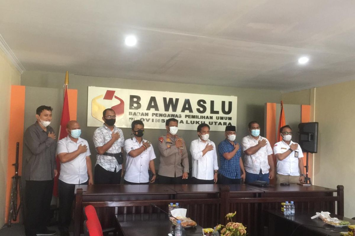 Kapolda temui Bawaslu Malut bahas PSU di Halmahera Utara