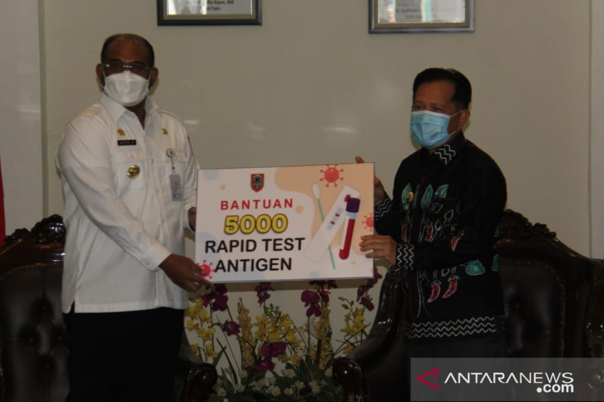 Tapin terima 5.000 rapid tes antigen untuk 3 T