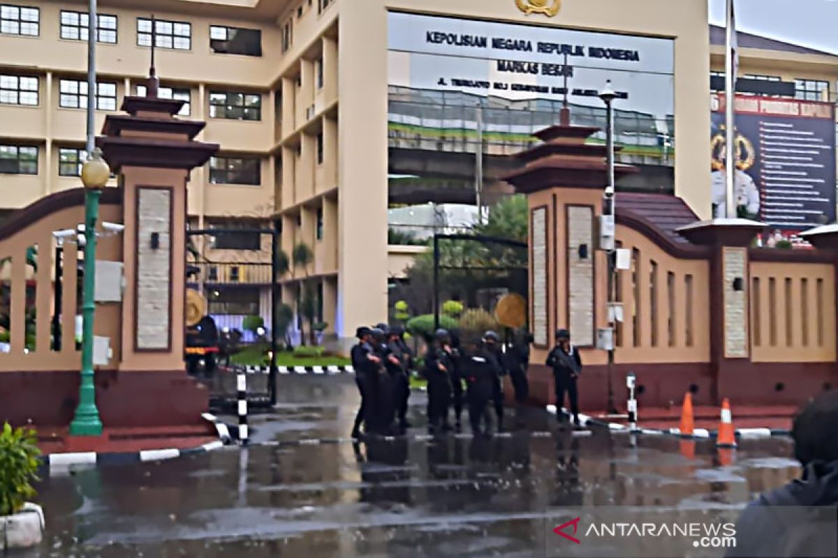 Tim Gegana mulai masuk ke gedung Bareskrim Polri