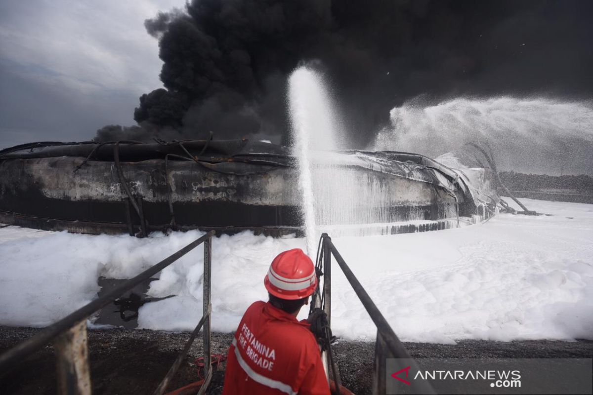 Kebakaran di Kilang Balongan padam