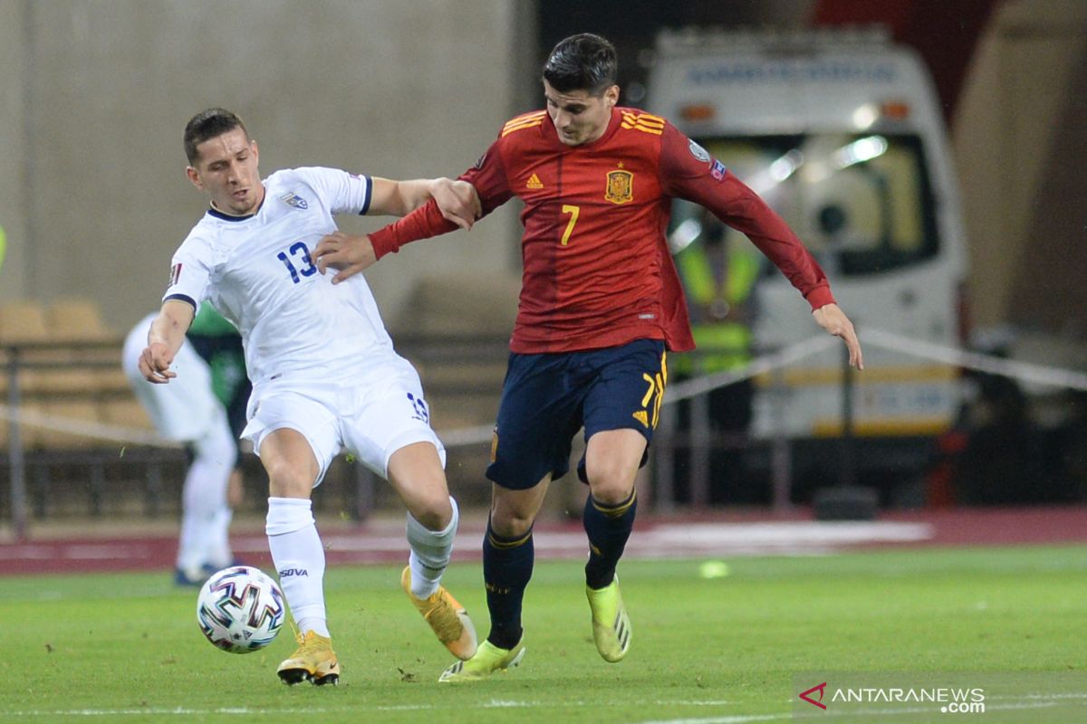 Spanyol puncaki Grup B Kualifikasi Piala Dunia 2022 setelah tekuk Kosovo 3-1