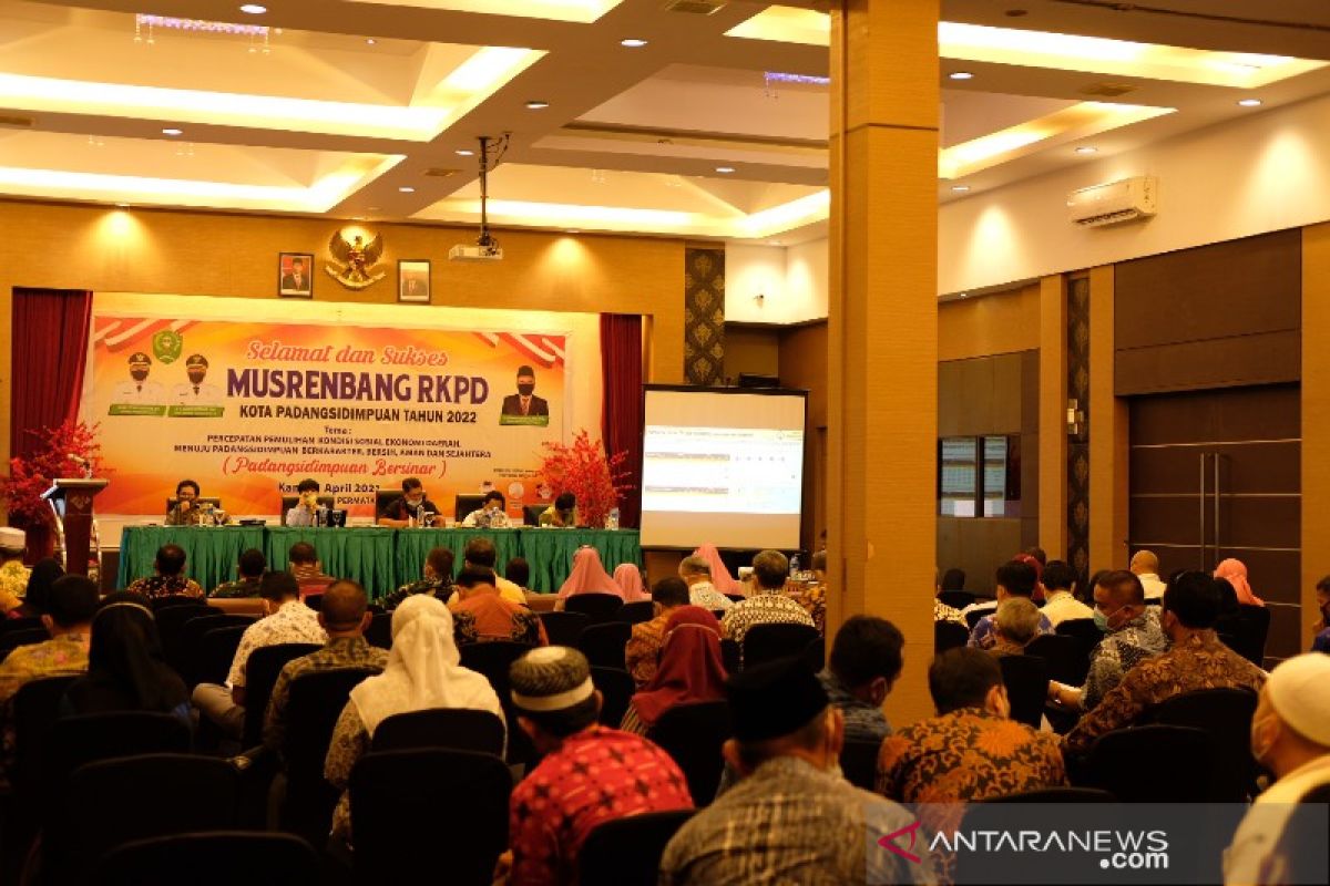 Musrembang RKPD 2022 Pemkot Padangsidimpuan kedepankan skala prioritas