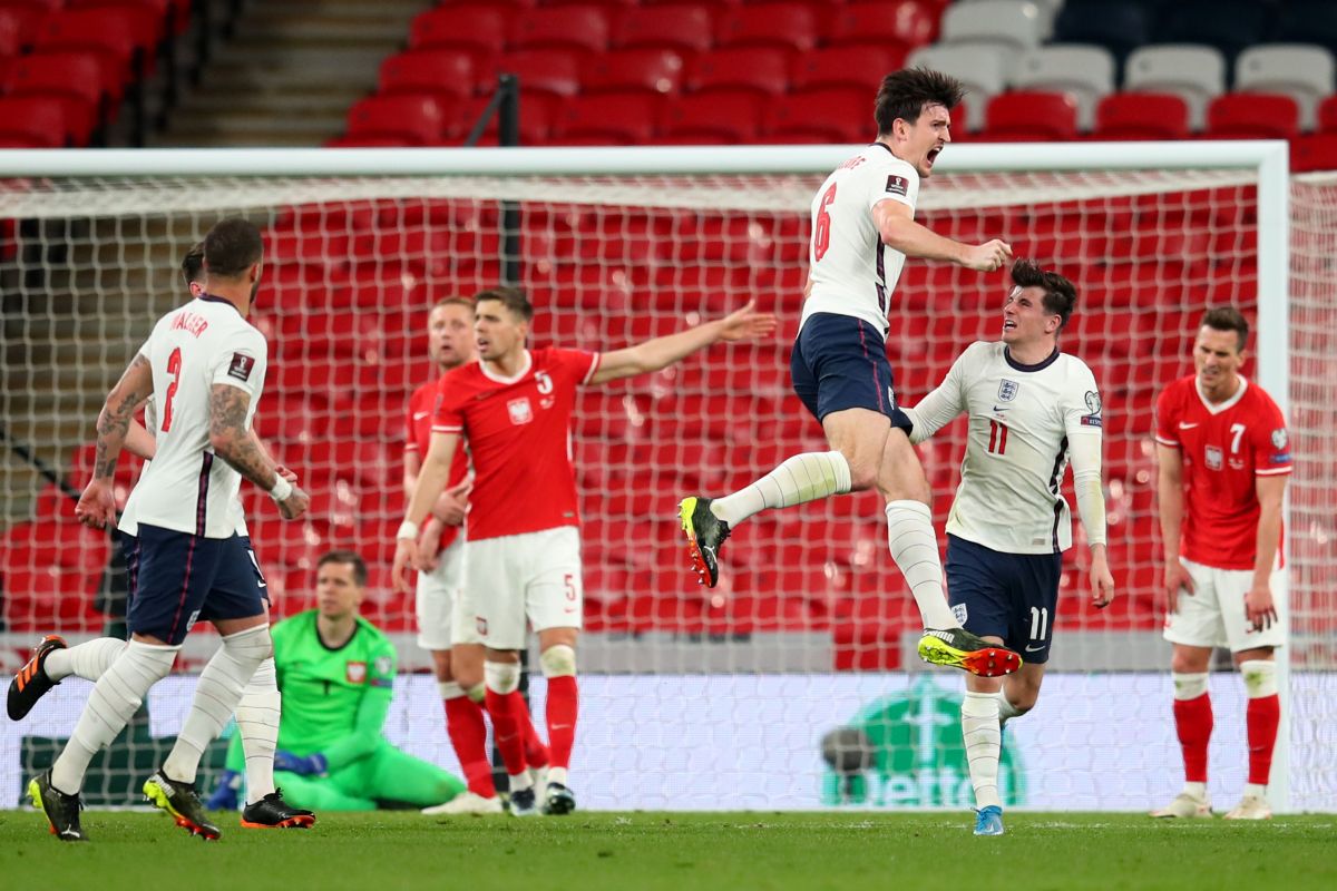 Kualifikasi Piala Dunia - Maguire bawa Inggris kalahkan Polandia 2-1