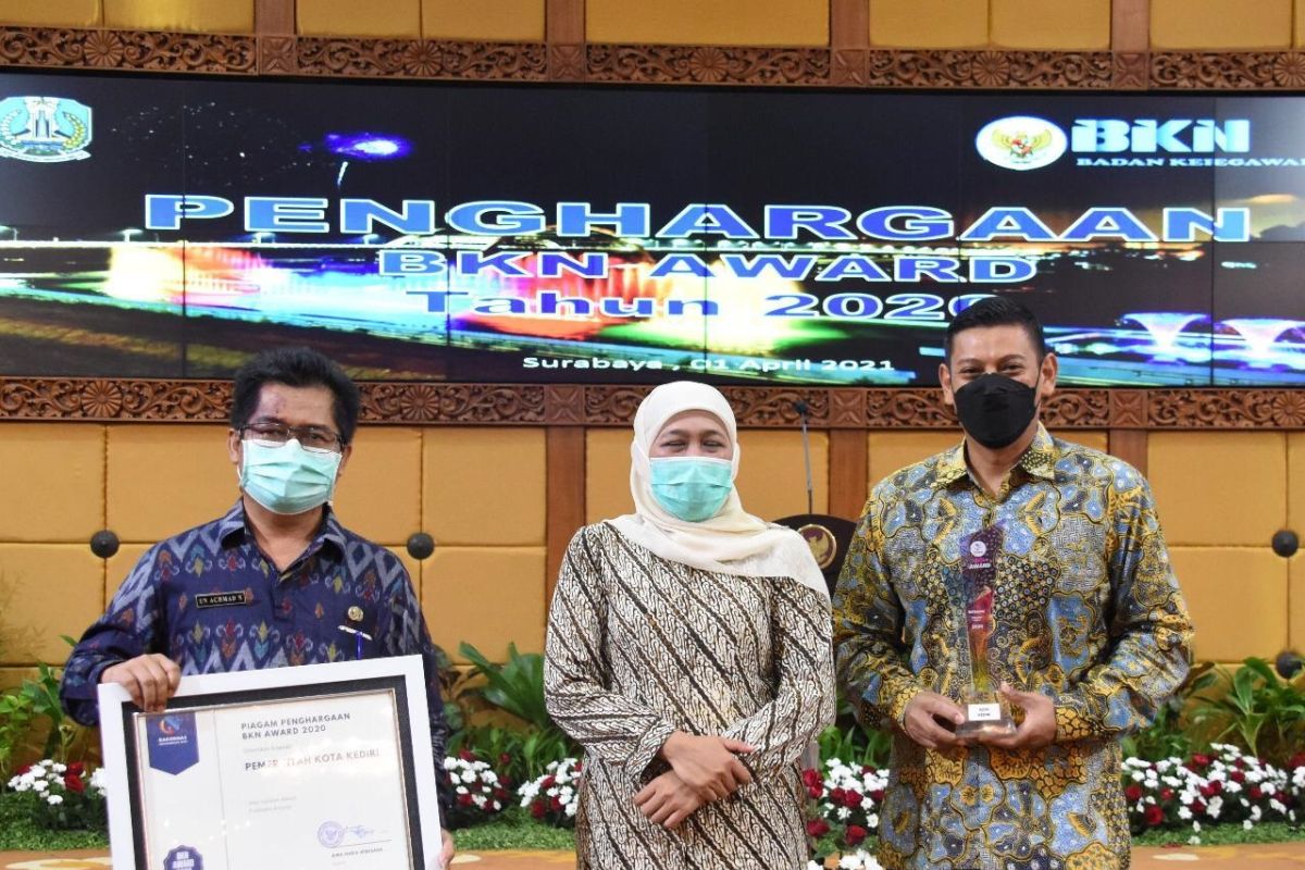 Pemkot Kediri raih penghargaan BKN Award