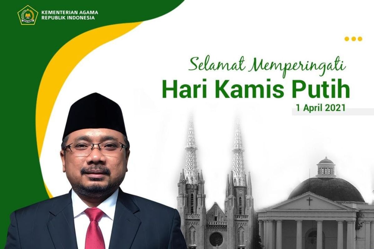 Menag Yaqut Cholil ajak umat Nasrani perkuat rasa kepedulian pada momen Paskah