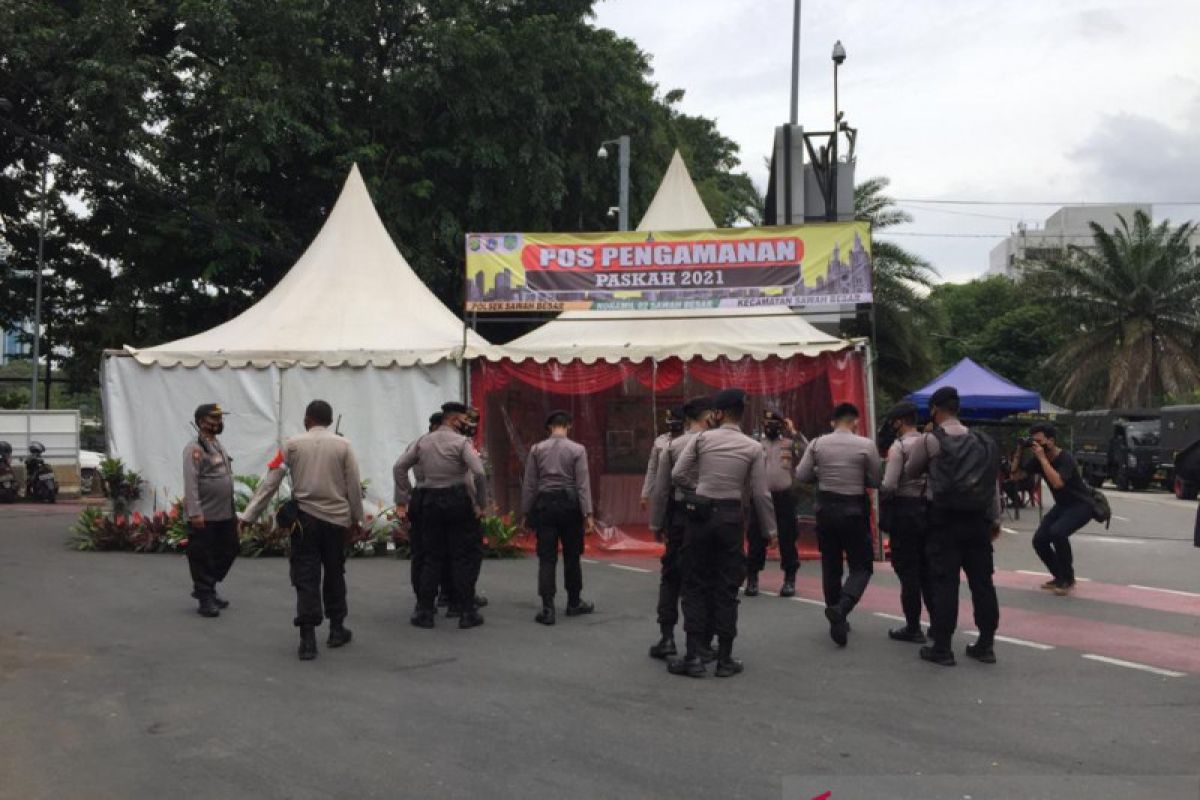 TNI-Polri tambah personel untuk pengamanan Katedral