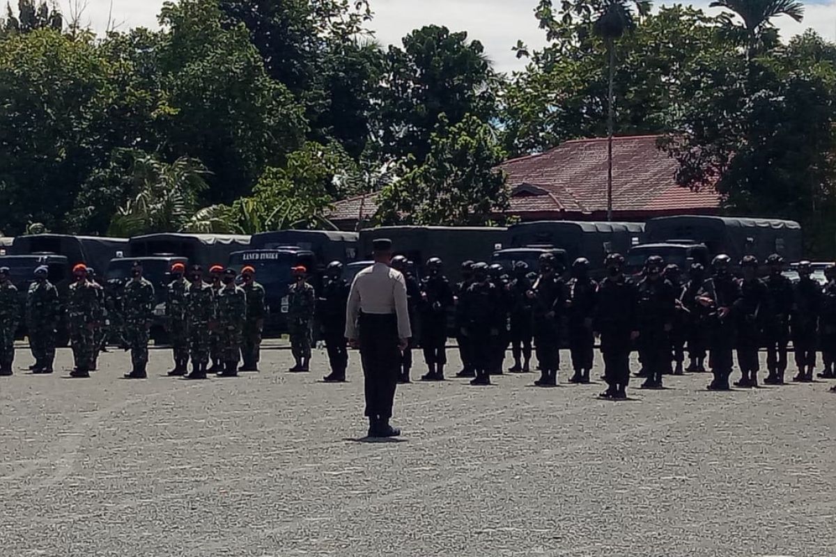 1.000 personel TNI-Polri dan Ormas amankan misa Paskah di Timika