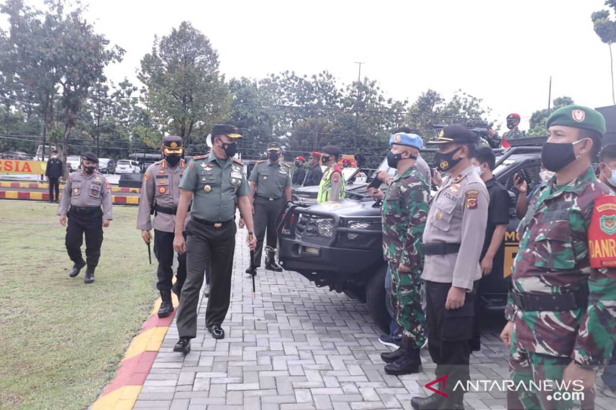Ribuan personel Polri-TNI amankan Kota Bogor