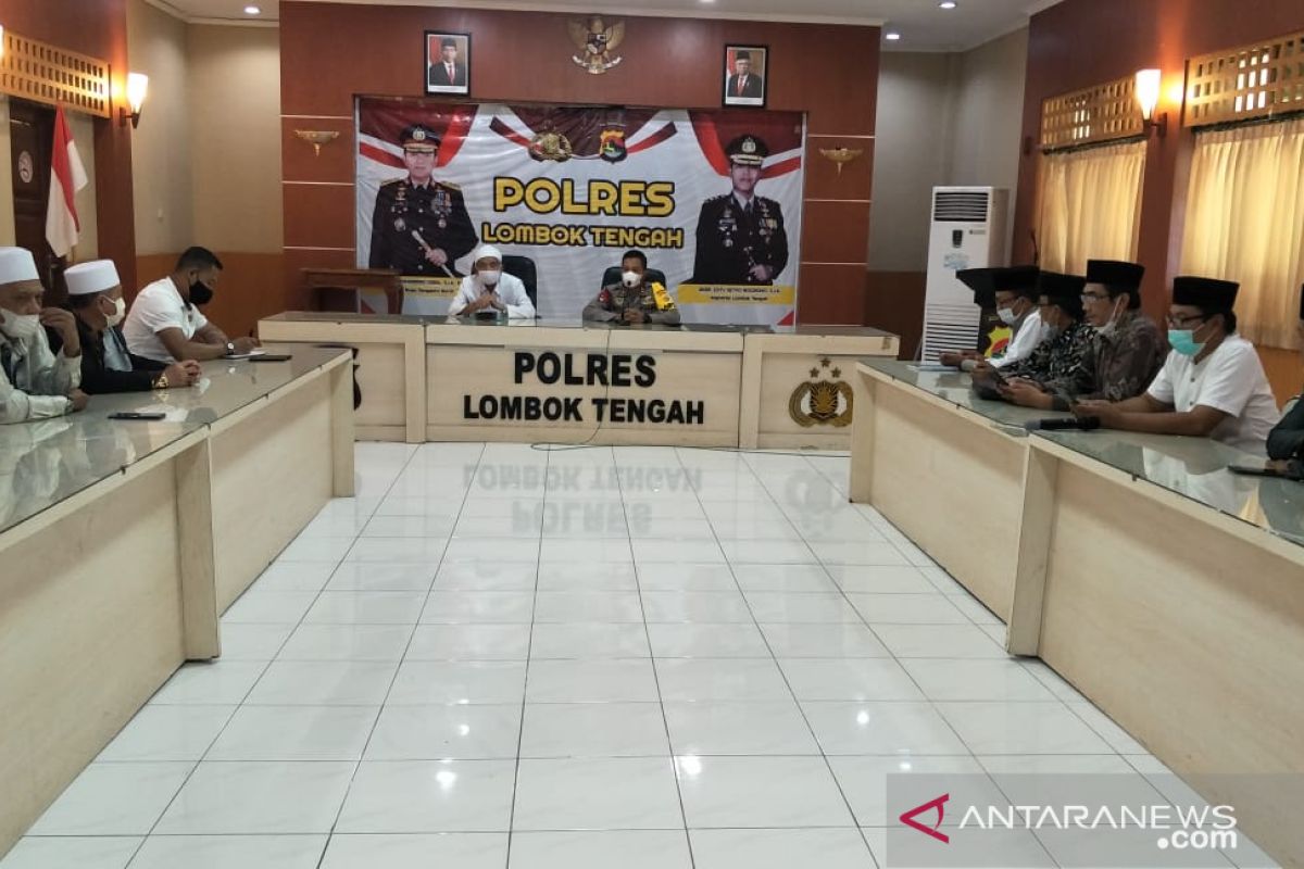 Kapolres Loteng silaturahmi dengan MUI dan FKUB