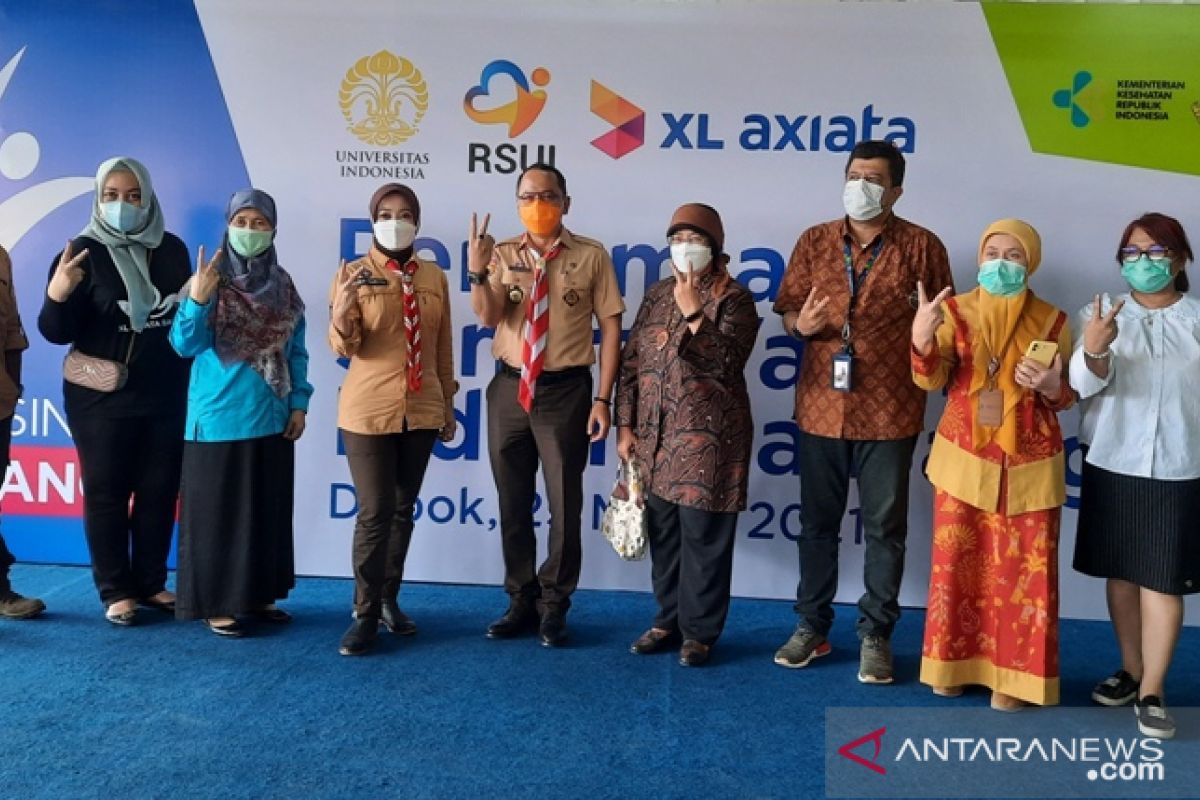 Atalia Praratya tinjau pelaksanaan Sentra Vaksin Indonesia Bangkit di RSUI