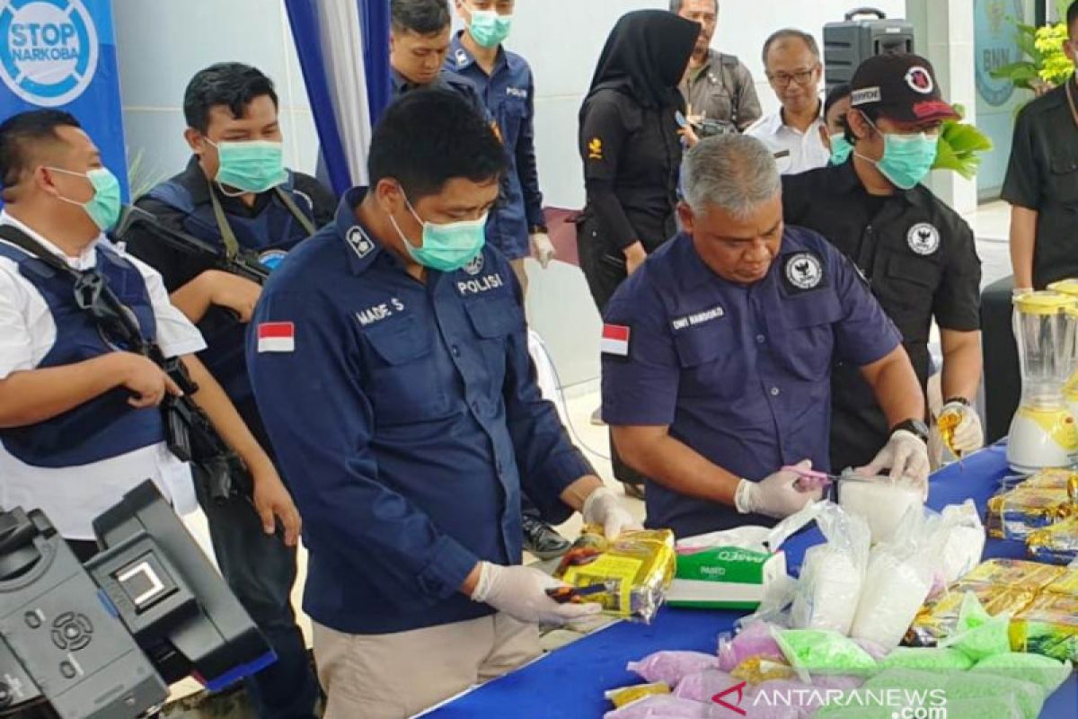 Jaringan narkoba Riau ditangkap di Sumsel
