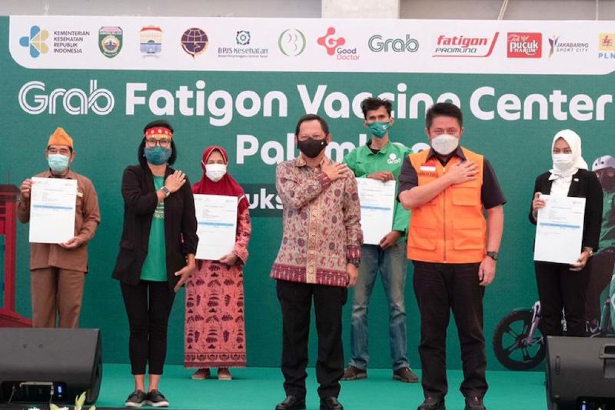 Kemenkes gandeng Grab dan Good Doctor hadirkan pusat vaksin di Palembang