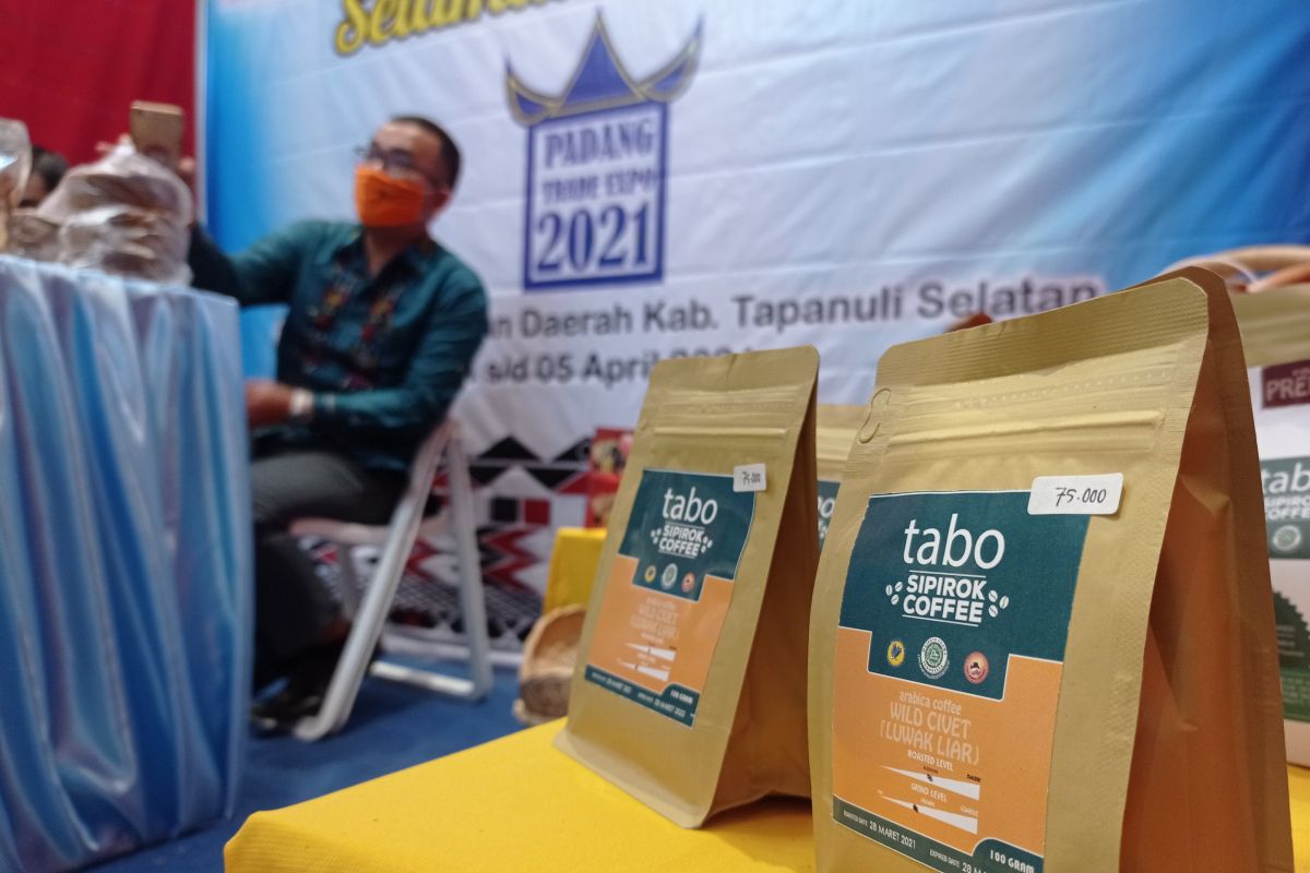 Kopi Arabika Sipirok ditonjolkan kabupaten ini, di Padang Expo 2021