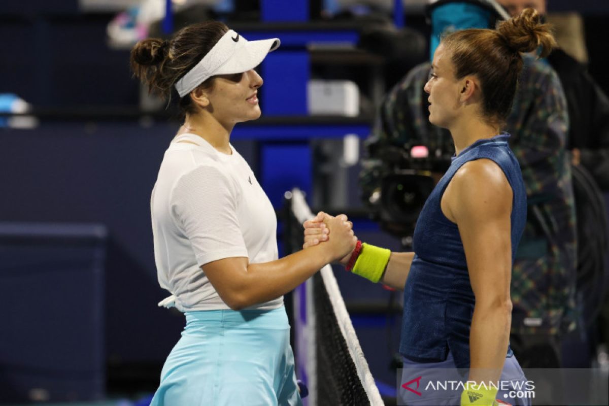 Bianca Andreescu naik ke peringkat enam, Barty masih nomor satu dunia