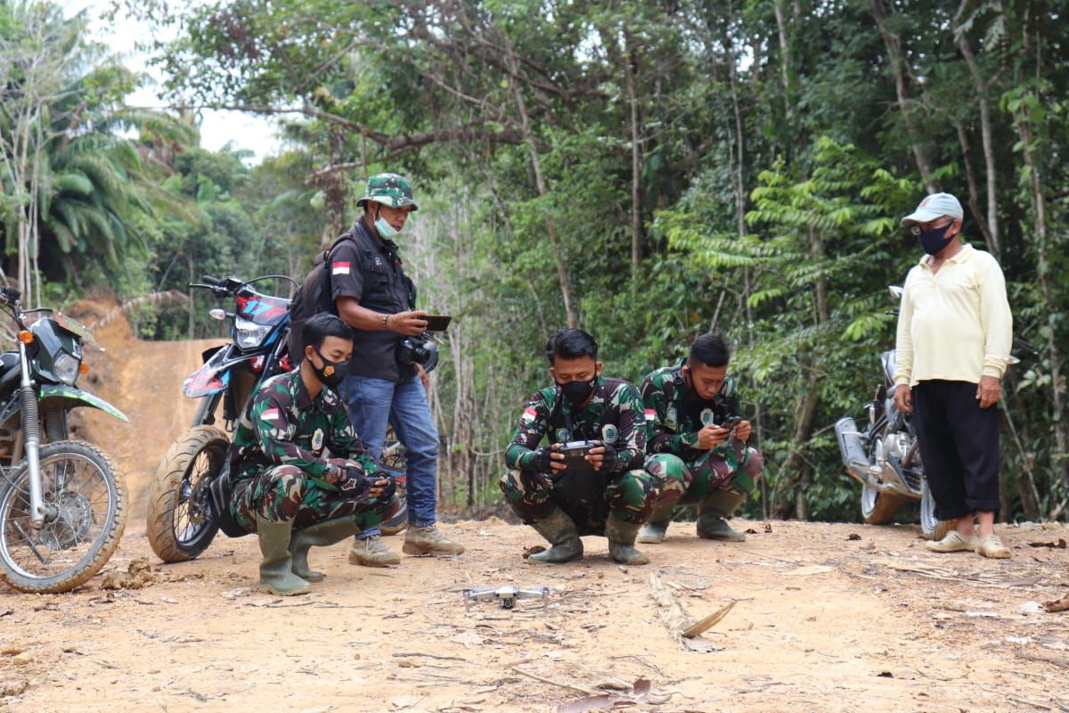 Program TMMD sukses dan tim penerangan Kodim dalam peliputan kegiatan