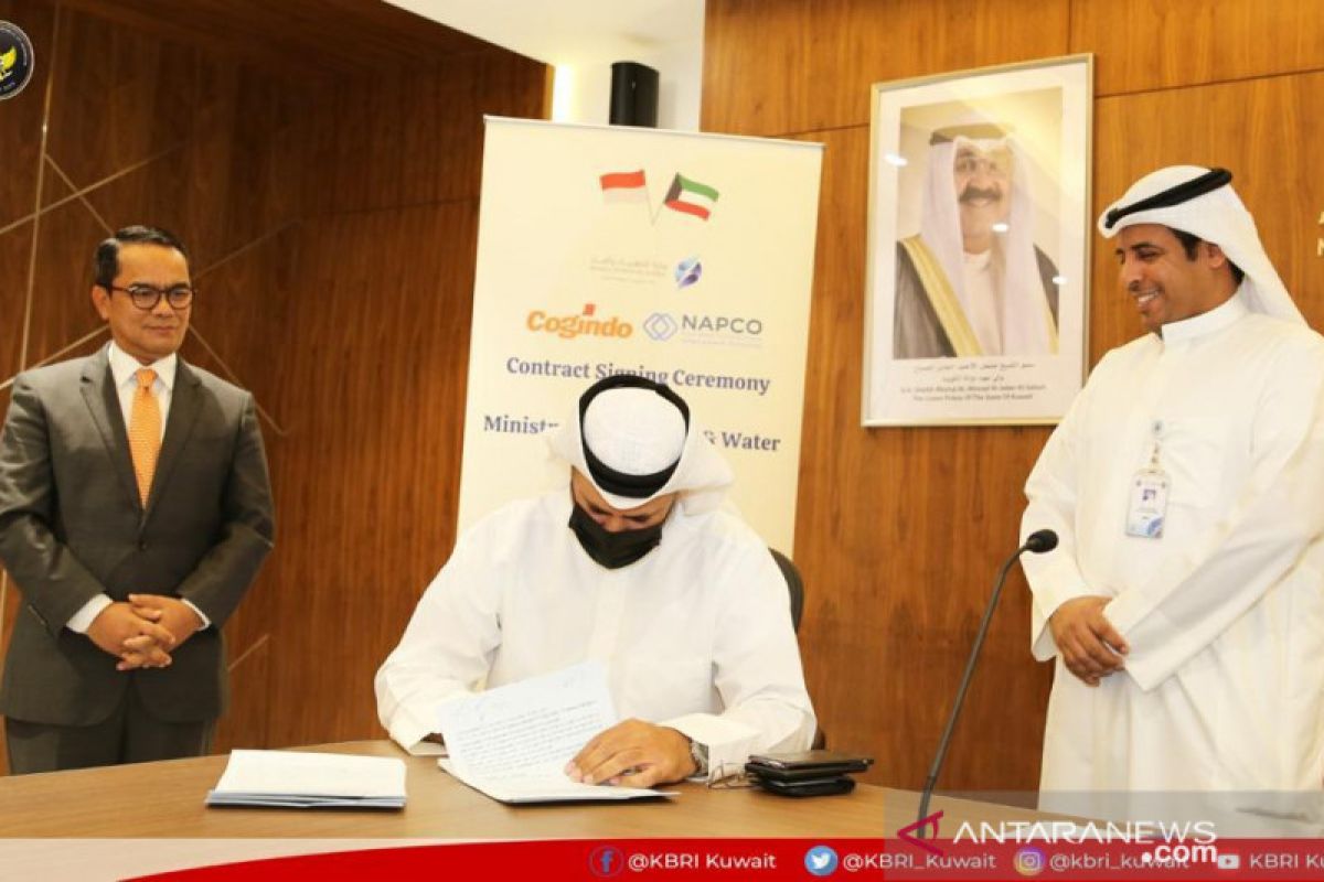 Dubes Tharyat saksikan penandatanganan kontrak bisnis BUMN di Kuwait