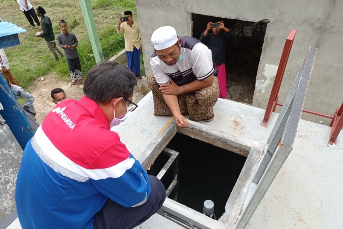 Kini masyarakat Sungai Asam merasakan air bersih bantuan Pertamina