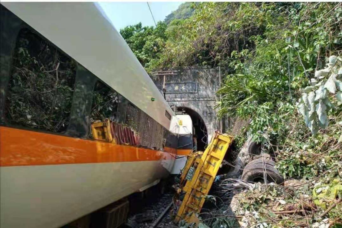 Kecelakaan KA di Taiwan tewaskan 48 orang tak ada korban  WNI