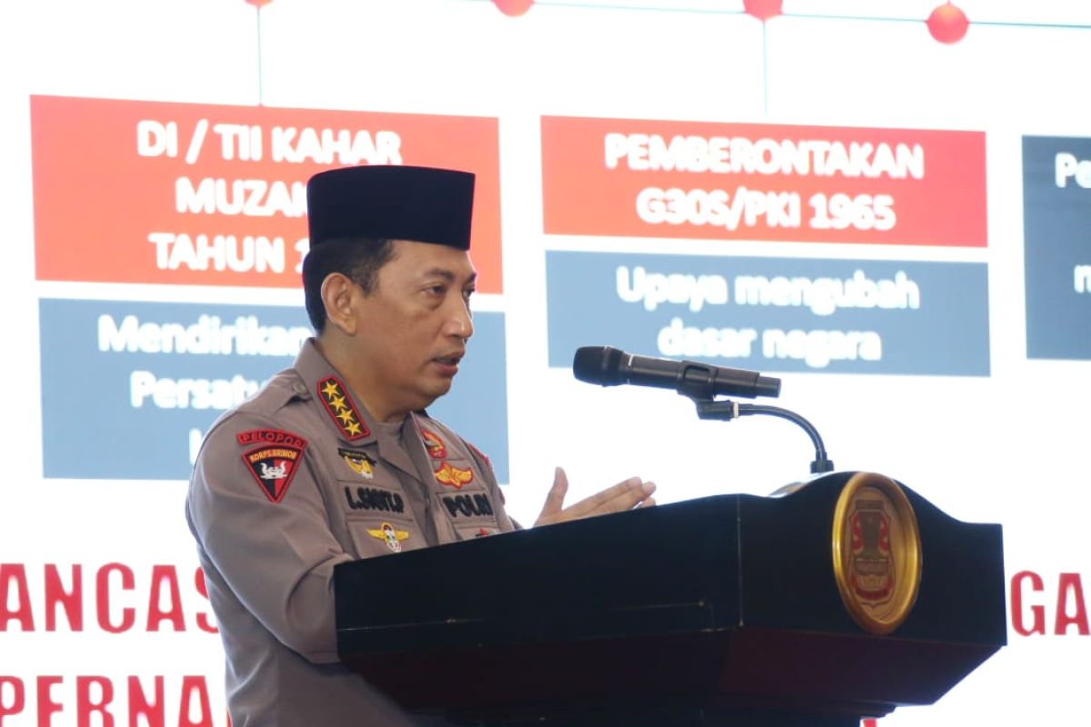 Kapolri Listyo Sigit ajak Pemuda Muhammadiyah bangun ketahanan nasional
